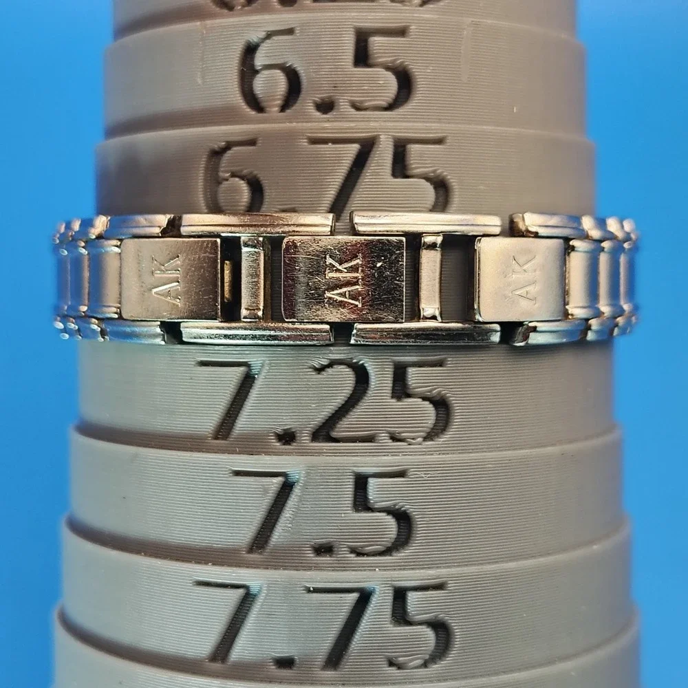 Vintage 1998 Anne Klein Roman Numeral Tank 31mm Women's Quartz Watch Restored